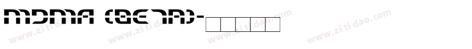 MDMA (beta)字体转换